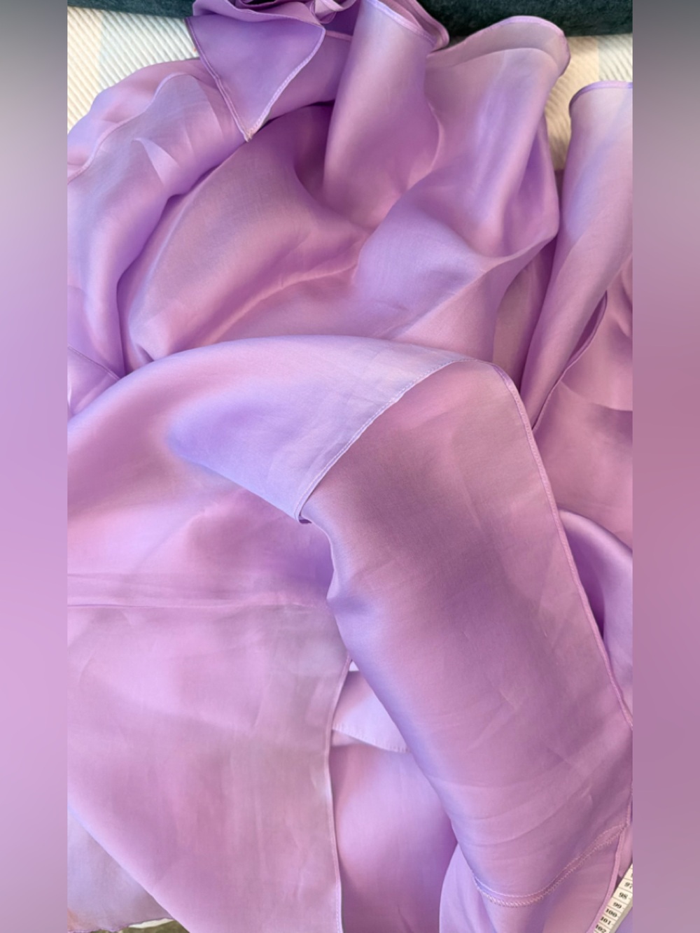 Sonya Moda Rosa Strapless Silk Organza cocktail Dress - Picture 10 of 15